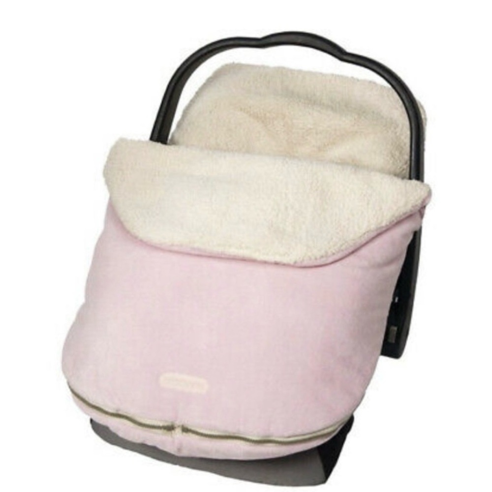JJ Cole Bundle Me Cozy Pink Infant Car Seat Cover